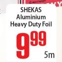 Shekas Aluminium Heavy Duty Foil 5m