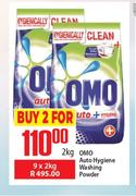 Omo Auto Hygiene Washing Powder-9 x 2Kg