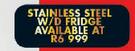 Kelvinator 350Ltr Stainless Steel W/D Fridge