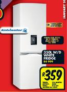 Kelvinator 350Ltr W/D White Fridge