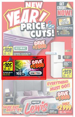 Lewis : New Year Price Cuts (7 Jan - 17 Feb 2020), page 1