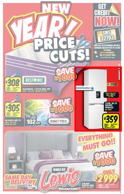 Lewis : New Year Price Cuts (7 Jan - 17 Feb 2020), page 1