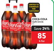 Coca-Cola Soft Drink-For 4 x 2Ltr