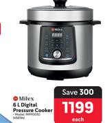 Milex 6Ltr Digital Pressure Cooker MPP0030