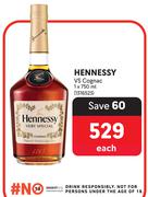 Hennessy VS Cognac-750ml Each