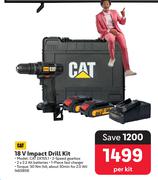 CAT 18V Impact Drill kit CAT DX1551-Per Kit