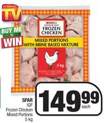 Spar IQF Frozen Chicken Mixed Portions-5Kg Each