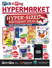 Pick n Pay Hypermarket Kwa-Zulu Natal : Birthday Specials (08 July - 23 July 2024)