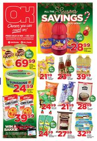 OK Foods Gauteng : The Season's Savings (24 November - 01 December 2020 ...