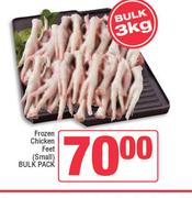 Frozen Chicken Feet (Small) Bulk Pack-3kg