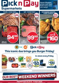 Pick n Pay KwaZulu-Natal : Weekend Specials (08 May - 11 May 2025)