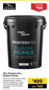 Fired Earth 20L Painters Pro Plaster Primer
