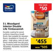 Dulux 5L Woodgard Interior Double Life Timbavarnish