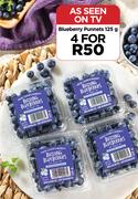 Blueberry Punnets-For 4 x 125g