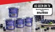 Buzzing Blueberry Tubs-For 5