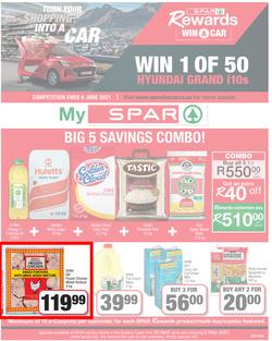 SPAR COUNTRY EASTERN CAPE : My Spar (20 April - 2 May 2021) Valid In Amahlathi, Bedford, Buffalo Flats, Cala, Centane, Hankey, Komga, Nemato, Patensie, Peddie, Zastron, Indwe, Kwa-Fetting, page 1