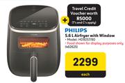 Philips 5.6L Airfryer With Window HD9257/80