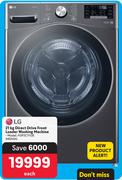 LG 21Kg Direct Drive Front Loader Washing Machine FOP2CYV2E