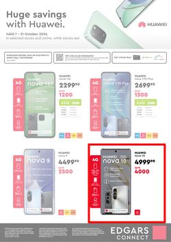 Edgars Connect : Huge Savings With Huawei (07 October - 31 October 2024), page 1