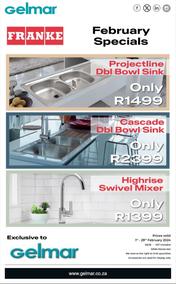 Gelmar Handles & Furniture Fittings : Specials (01 February - 29 February 2024)