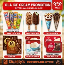 Quality's Pik & Pak : Ola Ice Cream Promotion (17 June - 26 June 2026)