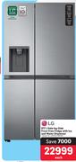 LG 617Ltr Side-By-Side Frost Free Fridge With Ice And Water Dispenser 462161