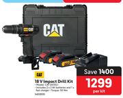 CAT 18V Impact Drill Kit 460859-Per Kit