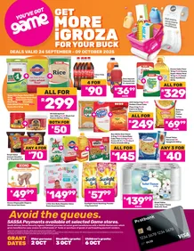 Game SASSA : Get More iGroza For Your Buck (24 September - 09 October 2025)