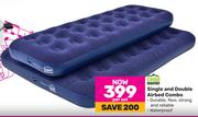 Camp Master Single And Double Airbed Combo-Per Set