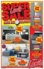 Lewis Eswatini : Super Sale (06 January - 23 February 2025 While Stocks Last)