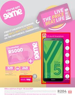 Game Vodacom : Live The Price Beat Life (21 April - 6 June 2021), page 1