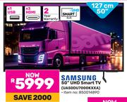 Samsung 50" UHD Smart TV UA50DU7000KXXA