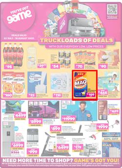 Game : Truckloads Of Deals (22 July - 18 August 2025), page 1