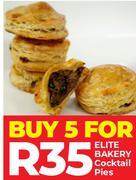 Elite Bakery Cocktail Pies-For 5