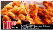 Elite Bakery Crumbed Chicken Strips/Chicken Pops-Per Kg