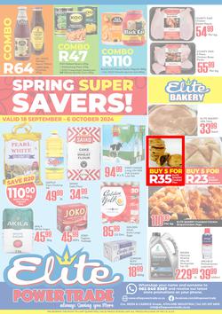 Elite Power Trade Cash & Carry : Spring Super Savers (18 September - 06 October 2024), page 1