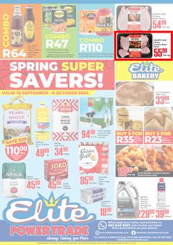 Elite Power Trade Cash & Carry : Spring Super Savers (18 September - 06 October 2024), page 1