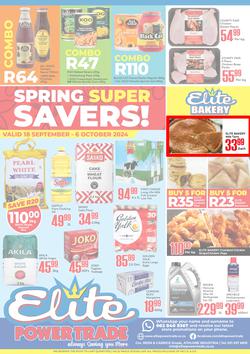 Elite Power Trade Cash & Carry : Spring Super Savers (18 September - 06 October 2024), page 1