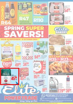 Elite Power Trade Cash & Carry : Spring Super Savers (18 September - 06 October 2024), page 1