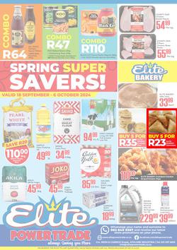 Elite Power Trade Cash & Carry : Spring Super Savers (18 September - 06 October 2024), page 1