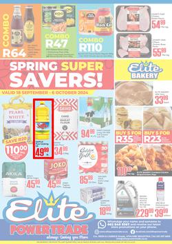 Elite Power Trade Cash & Carry : Spring Super Savers (18 September - 06 October 2024), page 1