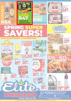 Elite Power Trade Cash & Carry : Spring Super Savers (18 September - 06 October 2024), page 1
