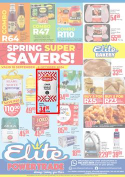 Elite Power Trade Cash & Carry : Spring Super Savers (18 September - 06 October 2024), page 1