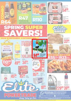 Elite Power Trade Cash & Carry : Spring Super Savers (18 September - 06 October 2024), page 1