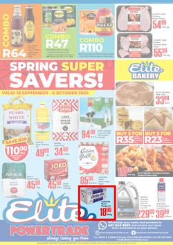 Elite Power Trade Cash & Carry : Spring Super Savers (18 September - 06 October 2024), page 1