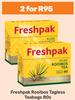 Freshpak Rooibos Tagless Teabags-For 2 x 80s Pack