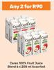 Ceres 100% Fruit Juice Blend Assorted-For Any 2 x 6 x 200ml
