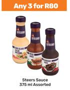 Steers Sauce Assorted-For Any 3 x 375ml