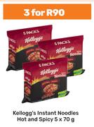 Kellogg's Instant Noodles Hot & Spicy-For 3 x 5 x 70g