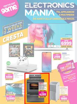 Game Cresta : Electronics Mania (23 June - 4 July 2021), page 1